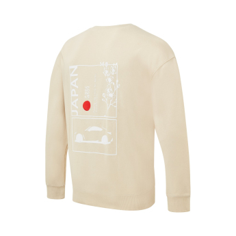Toyota Gazoo Racing férfi pulóver Japan beige 2026