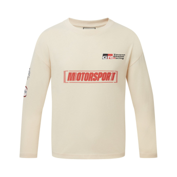 Toyota Gazoo Racing gyerek hosszú ujjú póló Engineer beige 2026