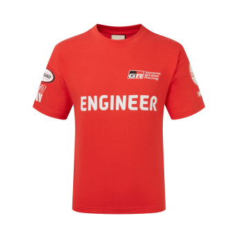Toyota Gazoo Racing gyerek póló Engineer red 2026