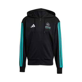 Mercedes AMG Petronas férfi kapucnis pulóver DNA black F1 Team 2026