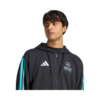 Mercedes AMG Petronas férfi kapucnis pulóver DNA black F1 Team 2026