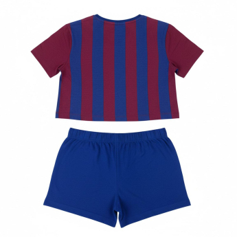 FC Barcelona női pizsama Short Stripe