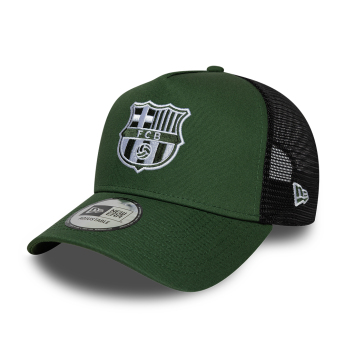 FC Barcelona baseball sapka 9forty Trucker Faux green