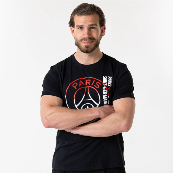 Paris Saint Germain férfi póló big logo black