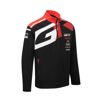 Toyota Gazoo Racing férfi kabát softshell redblack WRT 2026