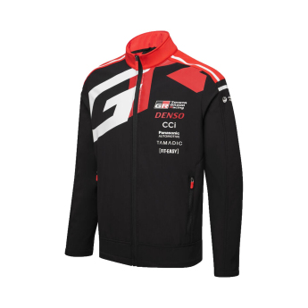 Toyota Gazoo Racing férfi kabát softshell redblack WRT 2026
