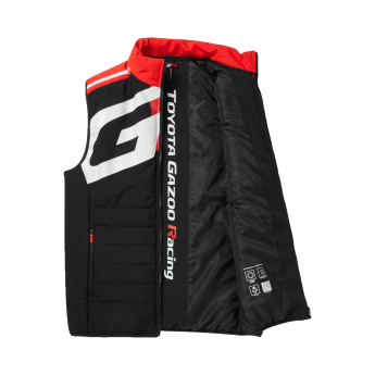Toyota Gazoo Racing férfi mellény redblack WRT 2026