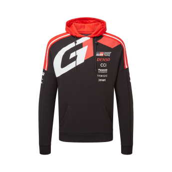 Toyota Gazoo Racing férfi kapucnis pulóver redblack WRT 2026