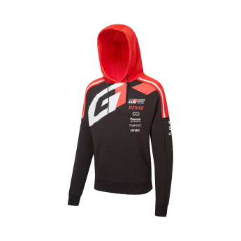 Toyota Gazoo Racing férfi kapucnis pulóver redblack WRT 2026