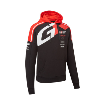 Toyota Gazoo Racing férfi kapucnis pulóver redblack WRT 2026