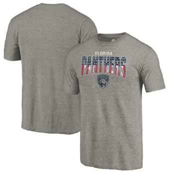 Florida Panthers férfi póló grey Freedom Tri-Blend