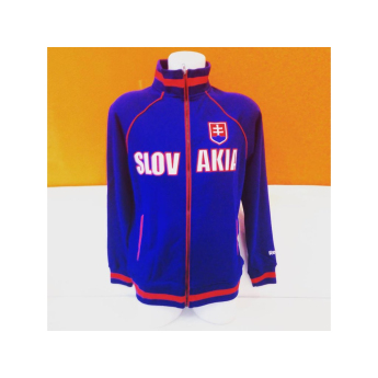 Jégkorong képviselet férfi pulóver Slovakia Reebok Track Jacket navy