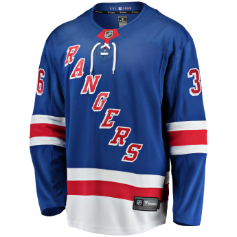 New York Rangers hoki mez blue #36 Mats Zuccarello Breakaway Alternate Jersey