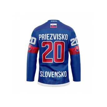 Jégkorong képviselet hoki mez blue Slovakia