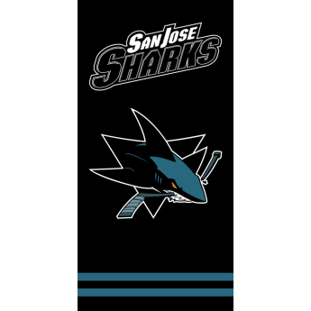 San Jose Sharks strand törölköző black