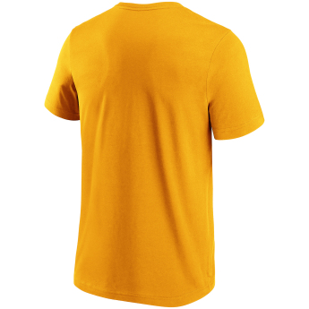 Boston Bruins férfi póló Primary Logo Graphic yellow