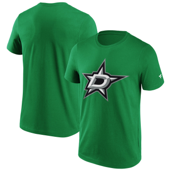Dallas Stars férfi póló Primary Logo Graphic green