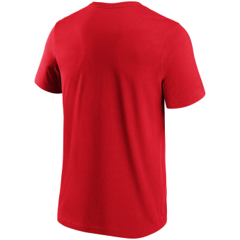 Detroit Red Wings férfi póló Primary Logo Graphic T-Shirt red