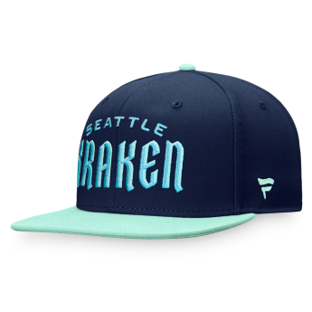 Seattle Kraken baseball flat sapka Iconic Color Blocked Snapback BG
