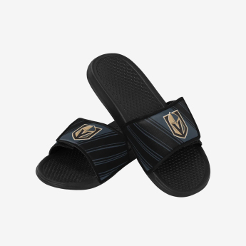 Vegas Golden Knights férfi papucs Legacy Velcro Sport Slide Slipper