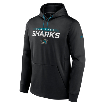 San Jose Sharks férfi kapucnis pulóver RINK Performance Black-Active Blue