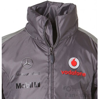 Vodafone Mclaren Mercedes szürke férfi kabát