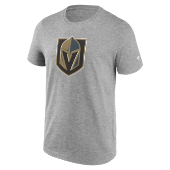 Vegas Golden Knights férfi póló Primary Logo Graphic T-Shirt Sport Gray Heather