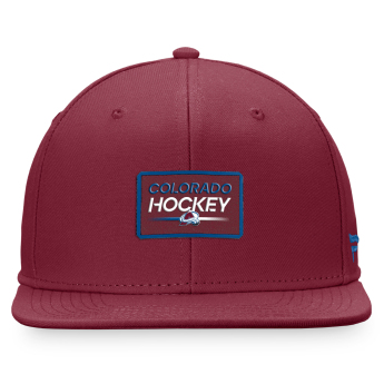 Colorado Avalanche baseball flat sapka Authentic Pro Prime Flat Brim Snapback red