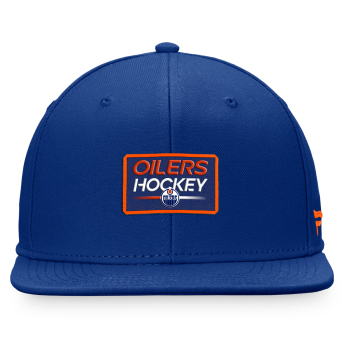 Edmonton Oilers baseball flat sapka Authentic Pro Prime Flat Brim Snapback blue