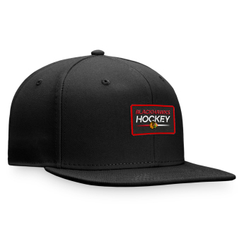 Chicago Blackhawks baseball flat sapka Authentic Pro Prime Flat Brim Snapback black