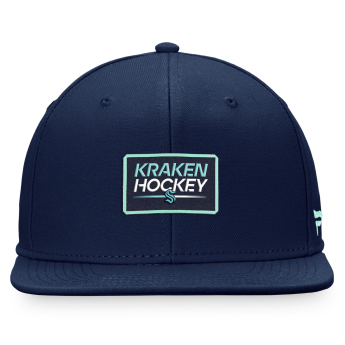 Seattle Kraken baseball flat sapka Authentic Pro Prime Flat Brim Snapback navy