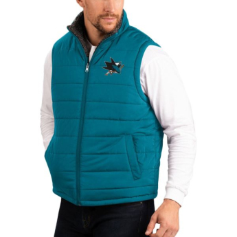 San Jose Sharks férfi mellény Power Hitter Reversible Vest