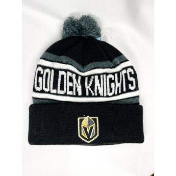 Vegas Golden Knights gyerek téli sapka Jacquard Cuffed Knit With Pom