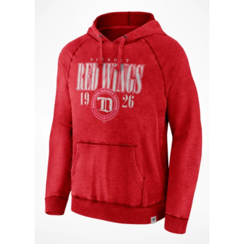 Detroit Red Wings férfi kapucnis pulóver A/LS Hoodie red