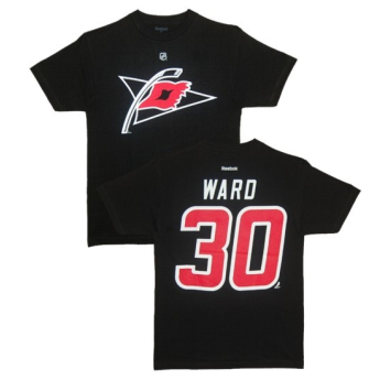 Carolina Hurricanes férfi póló #30 Cam Ward black