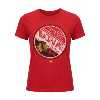 Chicago Blackhawks női póló Circle red