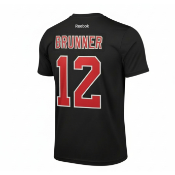 New Jersey Devils férfi póló Damien Brunner #12 black