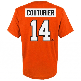 Philadelphia Flyers férfi póló Sean Couturier #14 orange
