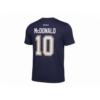 St. Louis Blues férfi póló Andy McDonald #10 navy