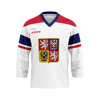 Jégkorong képviselet hoki mez Dominik Kubalík #81 2024 CCM Fandres replica white