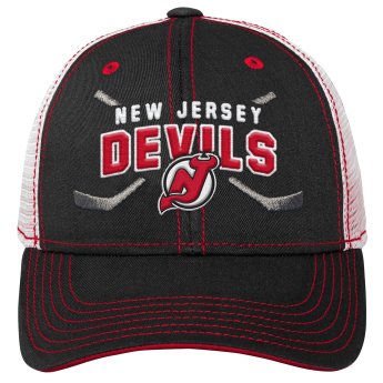 New Jersey Devils gyerek baseball sapka Lockup Meshback Adjustable