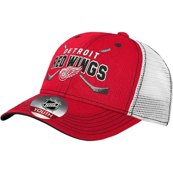 Detroit Red Wings gyerek baseball sapka Lockup Meshback Adjustable