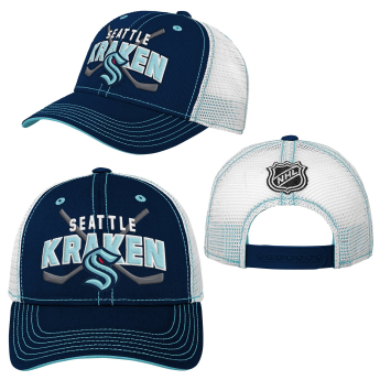 Seattle Kraken gyerek baseball sapka Lockup Meshback Adjustable
