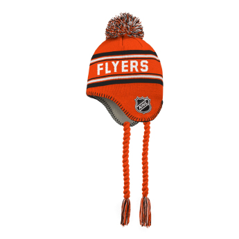 Philadelphia Flyers gyerek téli sapka Jacquard Tassel Knit With Pom
