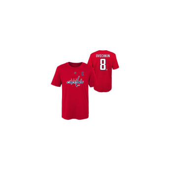 Washington Capitals gyerek póló Alexandr Ovechkin #8 Flat Captains N&N Ctn Tee
