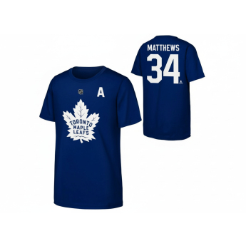 Toronto Maple Leafs gyerek póló Auston Matthews Flat Captains N&N Ctn Tee