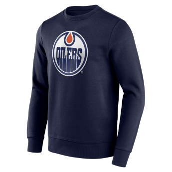 Edmonton Oilers férfi pulóver Primary Logo Graphic Crew Sweatshirt - VALUE