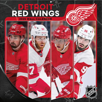 Detroit Red Wings naptár 2025 Wall Calendar