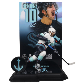 Seattle Kraken bábu Matty Beniers #10 Figure SportsPicks LIMITED PLATINUM CHASE