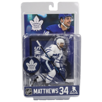Toronto Maple Leafs bábu Auston Matthews #34 Figure SportsPicks LIMITED PLATINUM CHASE